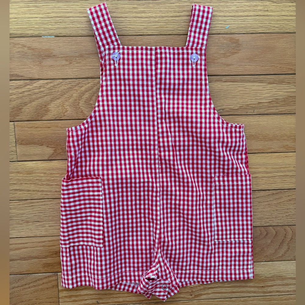 Maison Me Baby Gingham Romper